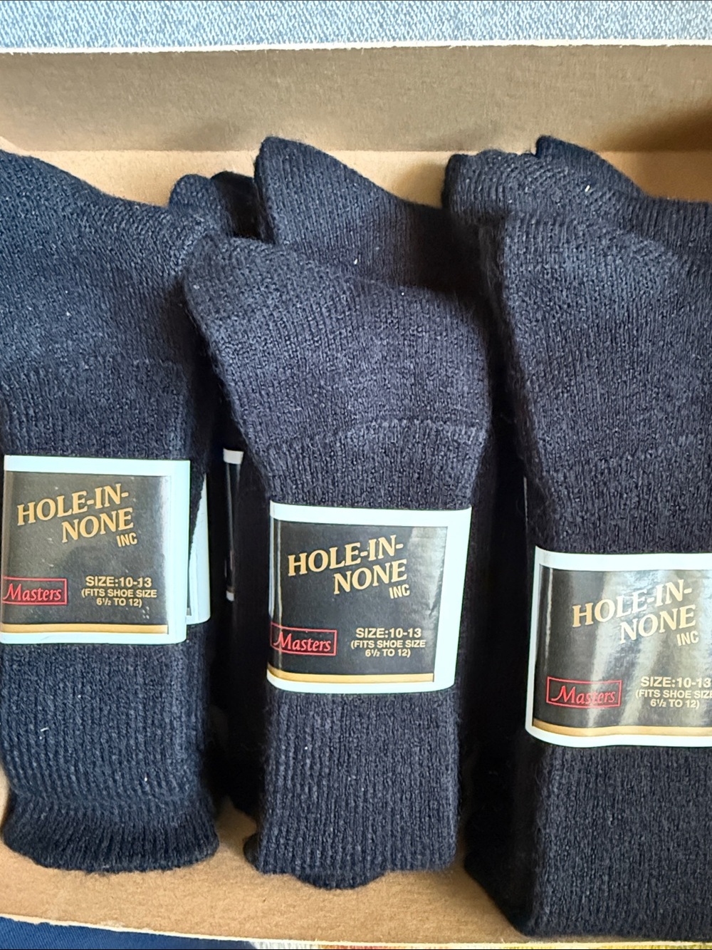 Masters Black Ribbed Dress Socks - Picture 3 of 3